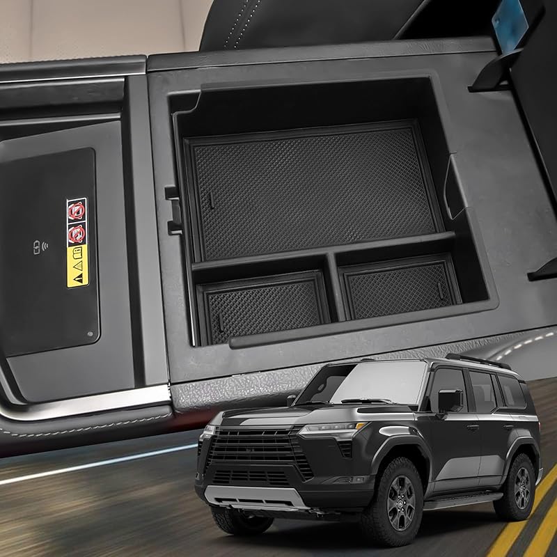 Compatible with 2024 2025 Lexus GX550 Wireless Charging Pad Mat for 2024 2025 Lexus GX550 Accessories, Center Console Wireless Charging Silicone Pad