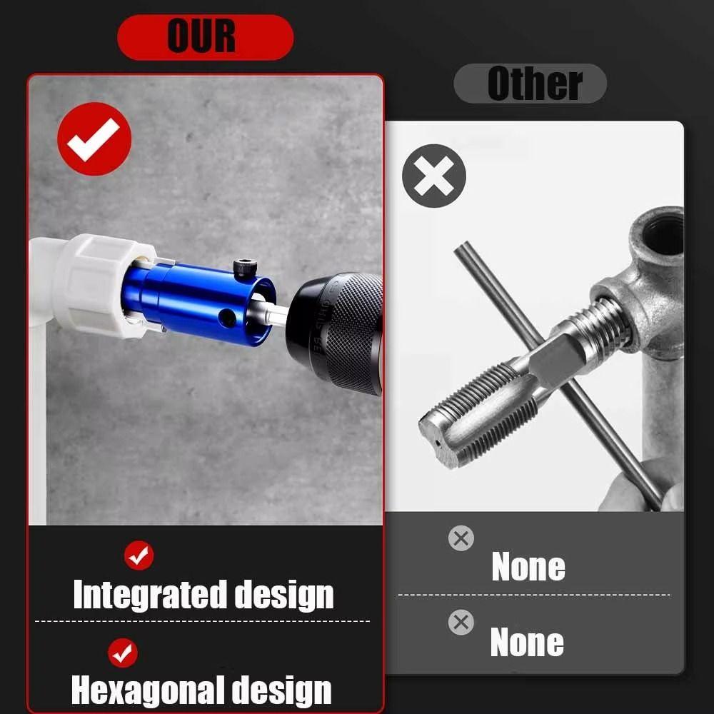 Multi-function Broken Pipe Valve Extractor Pipe Repair Portable Angle Valve Broken Wire Extractor Thread Removal Tool