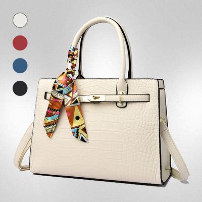 Leather Bag Women's Handbag Stone Pattern Large Capacity Women's Bag High-end Sense Versatile Messenger Shoulder Bag