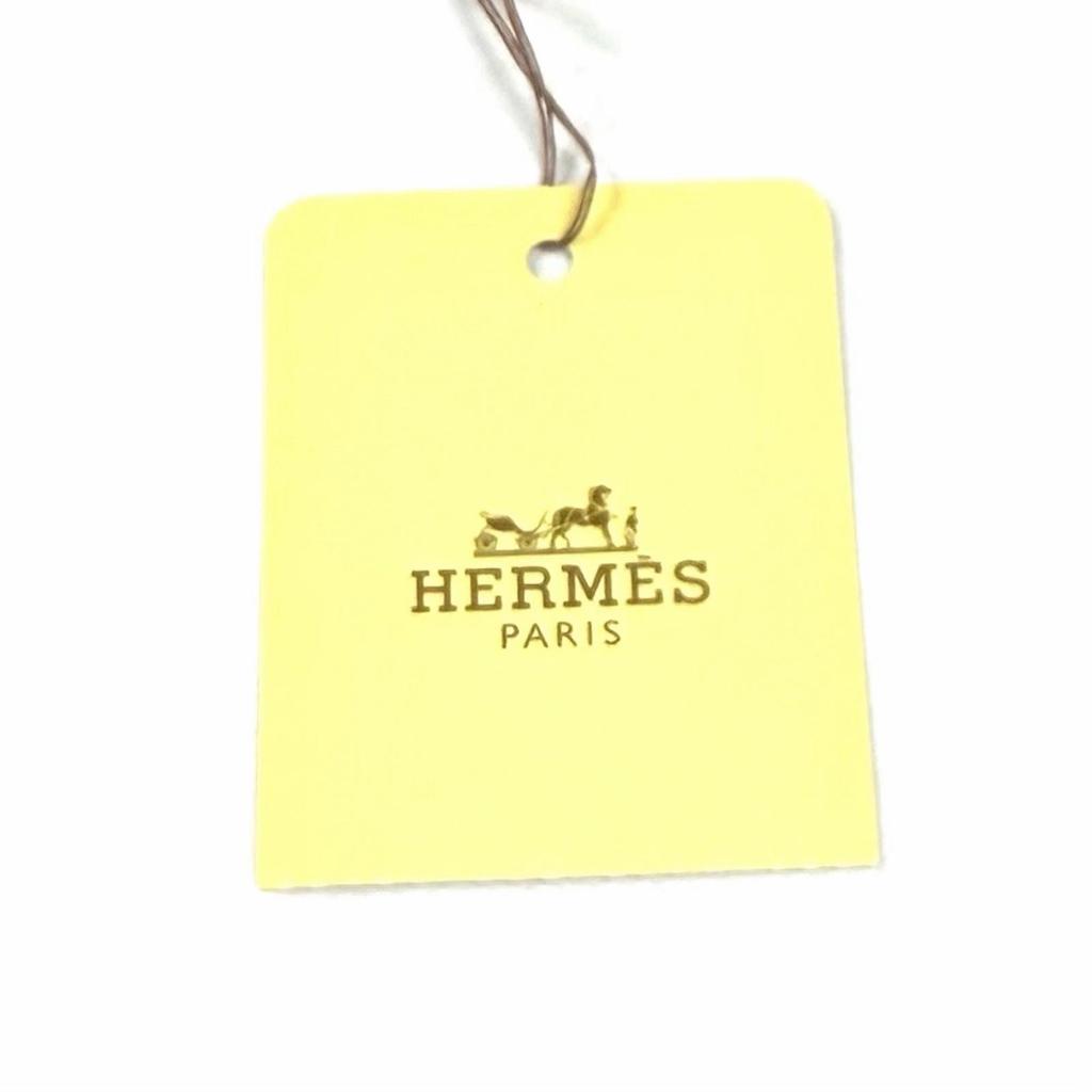 Pristine HERMES Scarf ring Legato Chaine d'Ancre Silver Women Used