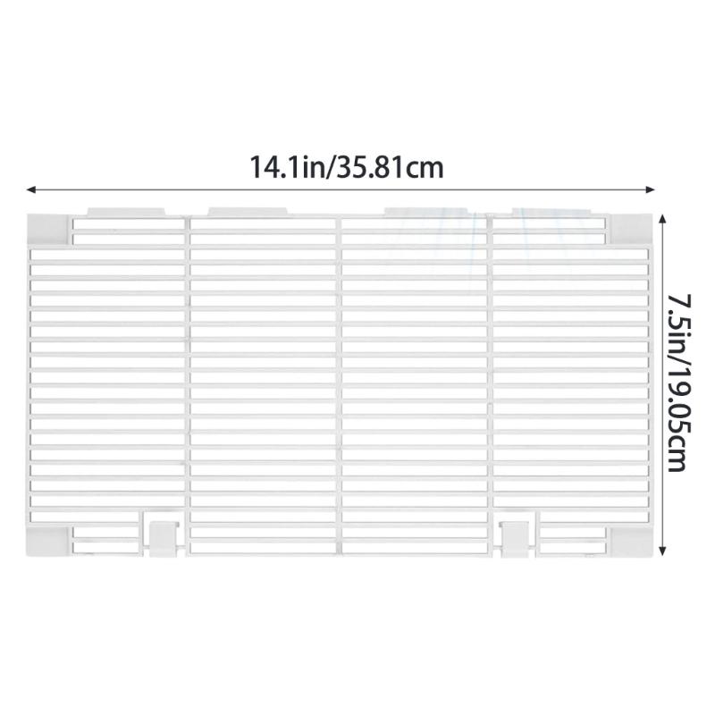3104928.019 White ABS Ducted Air Grille Screen Trailer HVAC Grill Vent Accessories for Campers