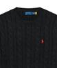 POLO RALPH LAUREN Cable Knit Cotton Sweater - Black