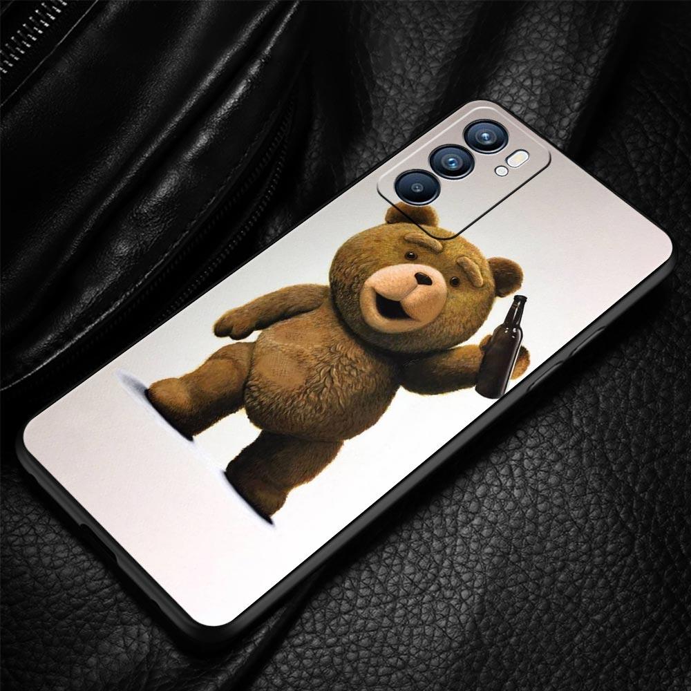 Handyhülle Cover Für Oppo A17 A31 A54 A57 A78 A79 Find X5 X6 Reno 7 8 10 11 12 13 F Pro 5G Weiche TPU Hülle Lustige Tedy Bär Fundas