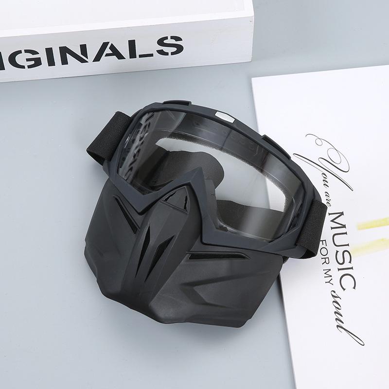Harley Winddichte Motorradbrille & Gesichtsmasken-Set