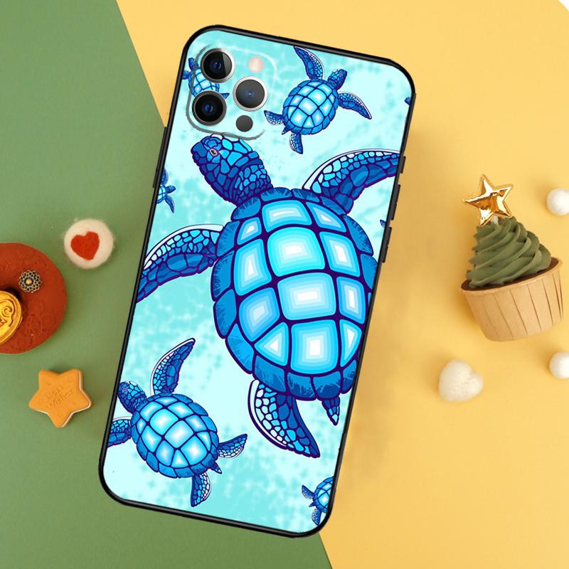 Sea Turtle Phone Case For iPhone 17 17Air 16 16E 15 14 13 12 11 Pro Max 12 13 Mini Shockproof Cover