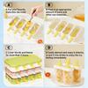 Plastic Ice Molds With Stick for Parties and Gatherings Easy Releases 4 Compartments Popsicles Moulds Ice Cream Molds
