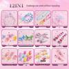 DIY Beaded Toy Jewelry Kit: Handmade Hair Accessories, Necklaces, Bracelets & Gift Box Set for Girls' Birthdays