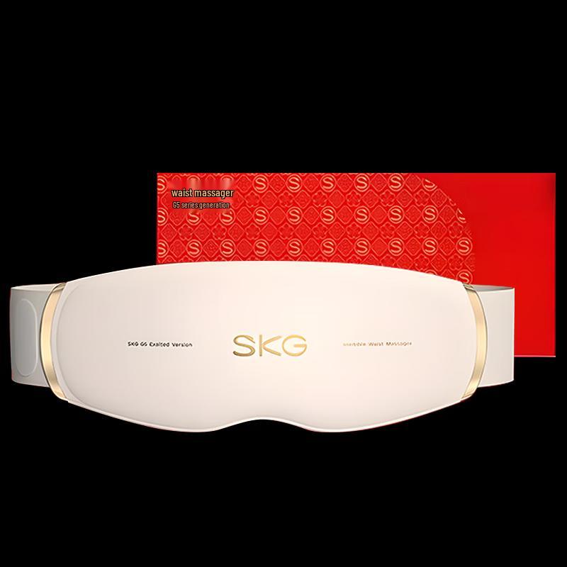 SKG Lumbar Massager with Red Light Heat and Pulse Massage