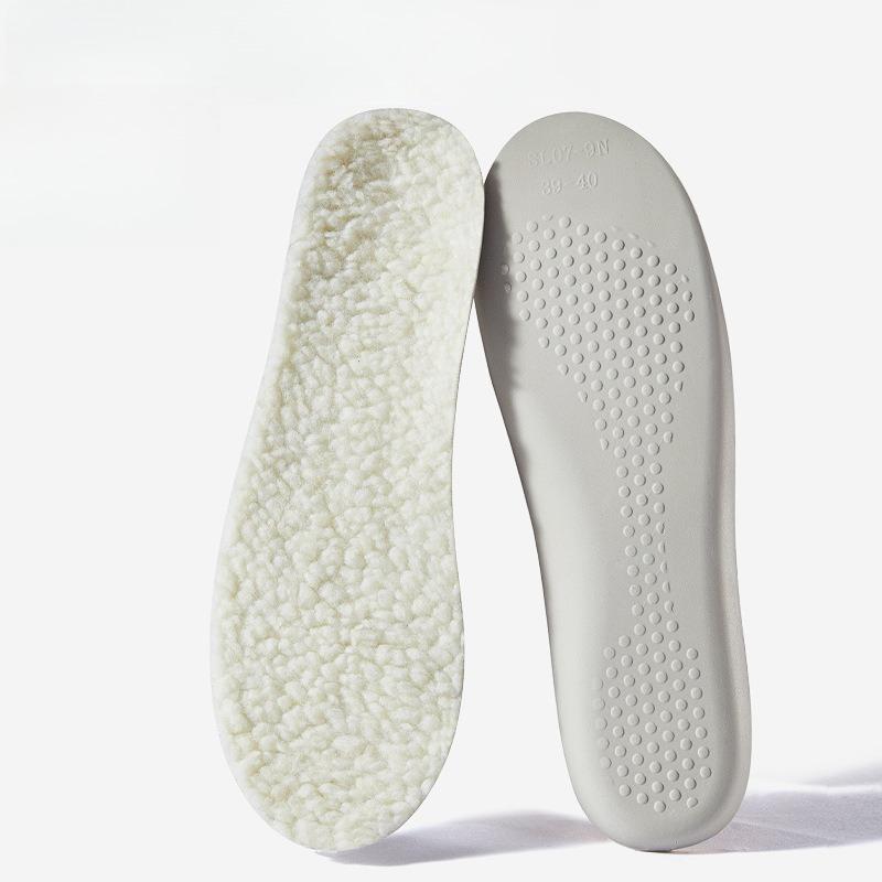 2/4Pcs Latex Thermal Insole Winter Warm Cotton Super Soft Long Station Anti Pain Sweat Absorption Shoes Self-heating Shoe Pads
