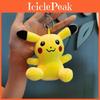 Adorable Pikachu Plush Doll Keychain Cute Yellow Cartoon Animal Soft Toy