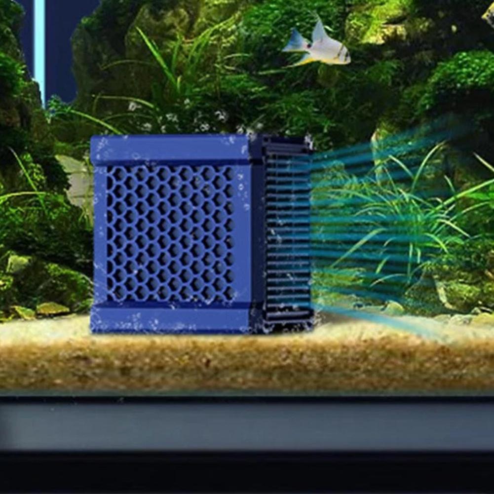 Aquarium Water Purifier Cube Fish Tank Filter Box For Fish Activated Purifier Tanks,Horse Tank D3O5