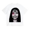 Damen T-Shirt Mariah The Scientist Free Thug Rapper Star Mode Baumwoll-T-Shirt Kurzarm T-Shirts Rundhals Kleidung