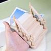 Delicate Miniature Handrail Staircase Plain Dollhouse Stairs  Mini House