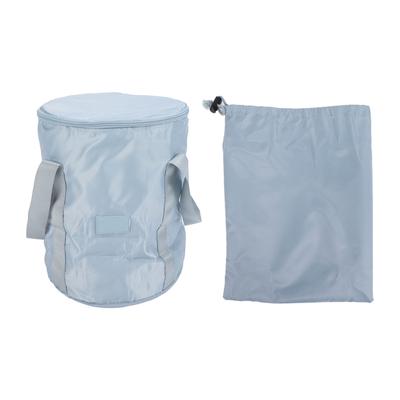 Foot Soaking Basin Oxford Fabric Collapsible Heat Preservation Foot Bath Water Bucket with Lid Handles