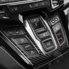 For Honda Odyssey 2018-2025 Real Carbon Fiber Sticker Central Transmission Control Panel Car Accessories Interior Decorative