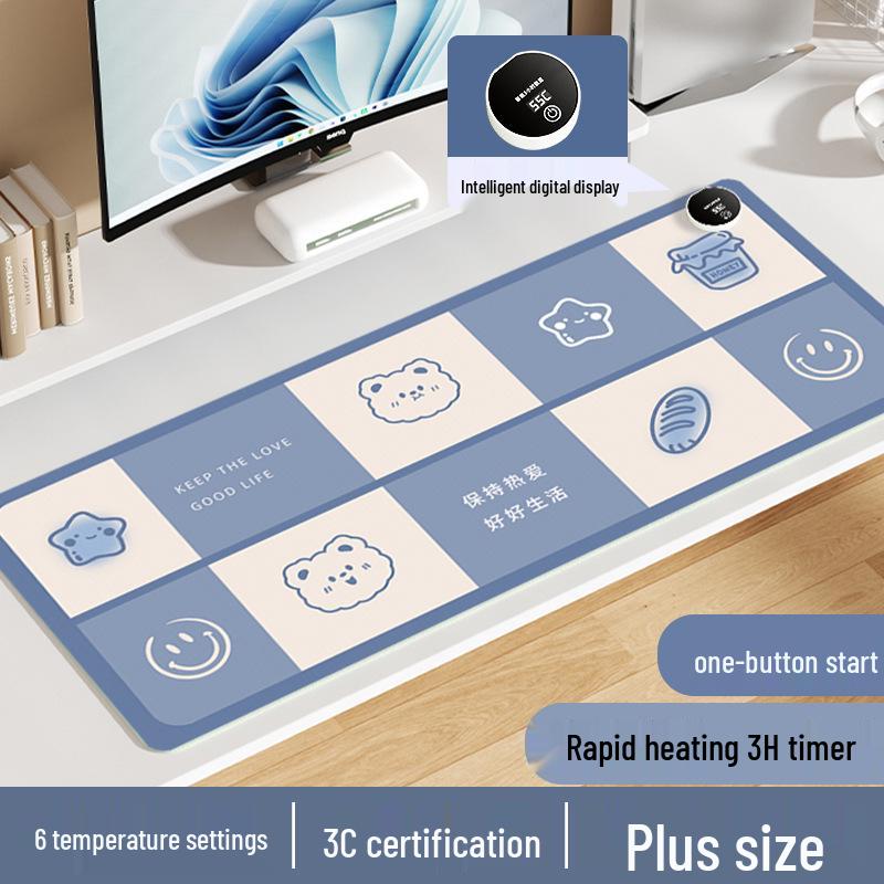 Waterproof Heating Desk Pad – Warm Hand Warmer for Office, Homework, and Winter