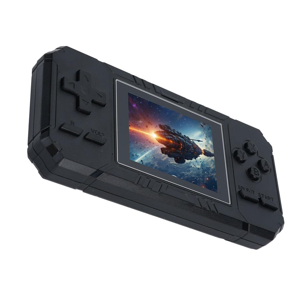 3 Inch Retro Game Console Built in 520 Games Color Screen Handheld Gaming Console Support Double Player TV Connection S8 Black