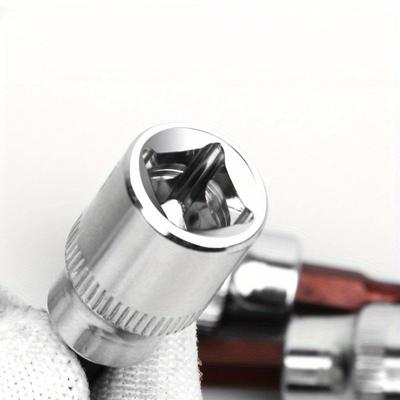 6pcs 1/4 Inch S2 Drive Hex Bit Sockets Set H3 H4 H5 H6 H7 H8 Metric Screwdriver Bit Sockets Hand Tools Socket Joint Hexagonal