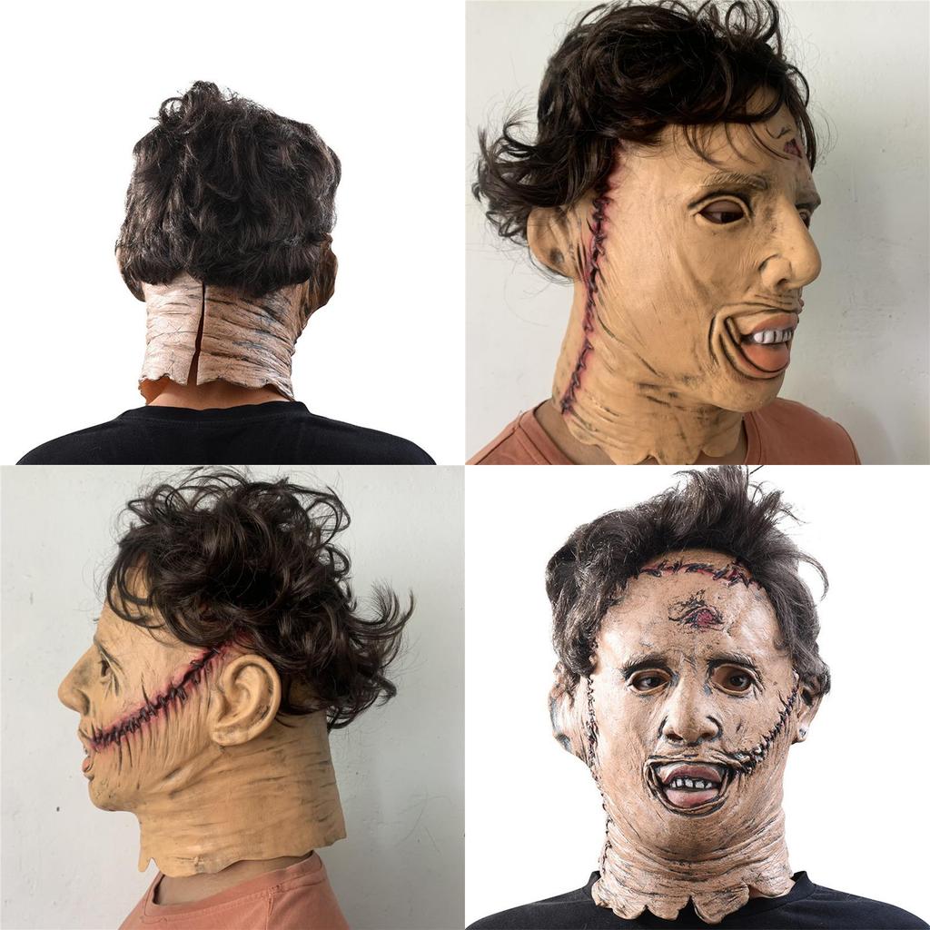The Texas Chainsaw Massacre Säge Horror Maske Latex Rollenspiel Kostüm für Halloween Party