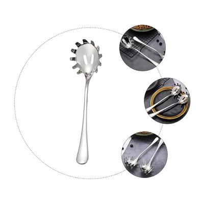 1 Stuk Lepel Multifunctionele Noedellepel Voedselzeven Roestvrij Staal Spaghetti Pasta Vergiet Pollepel Noedelzeef Hulpmiddel