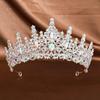 Diadema Corona Nuziale con Strass per Abito da Sera e Servizi Fotografici