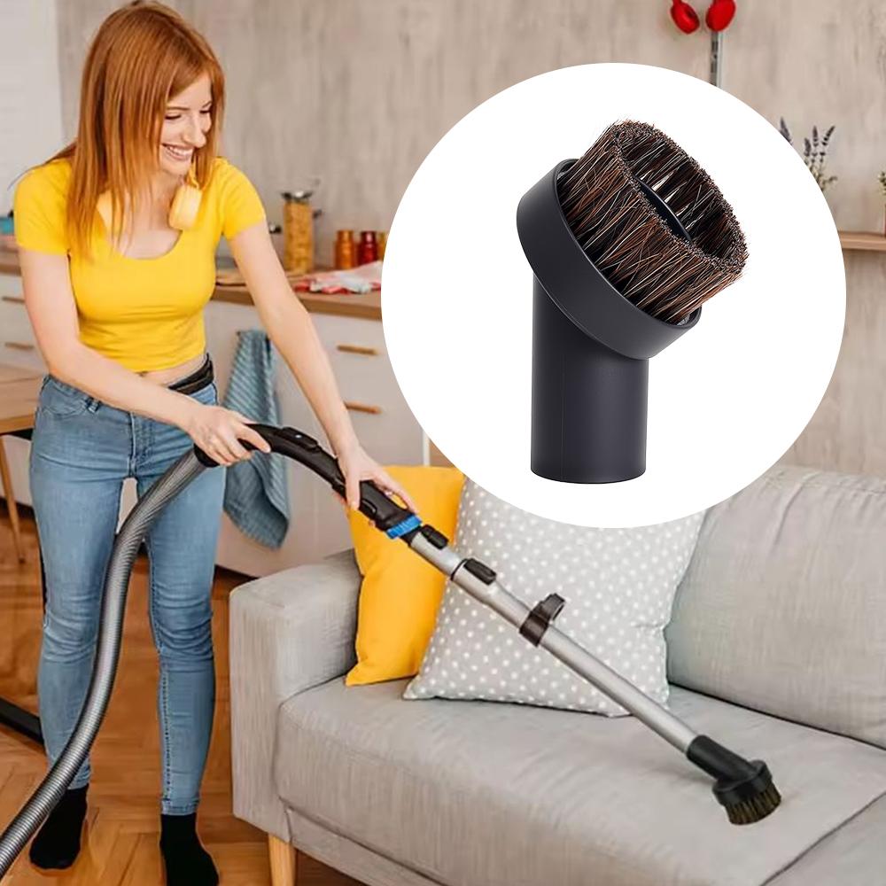 Universal Nozzle Suction Brush Head Dusting Brush For Inner Diameter 32mm Connectors Brush Nozzle Crevice Tool Vacuum Cleaner