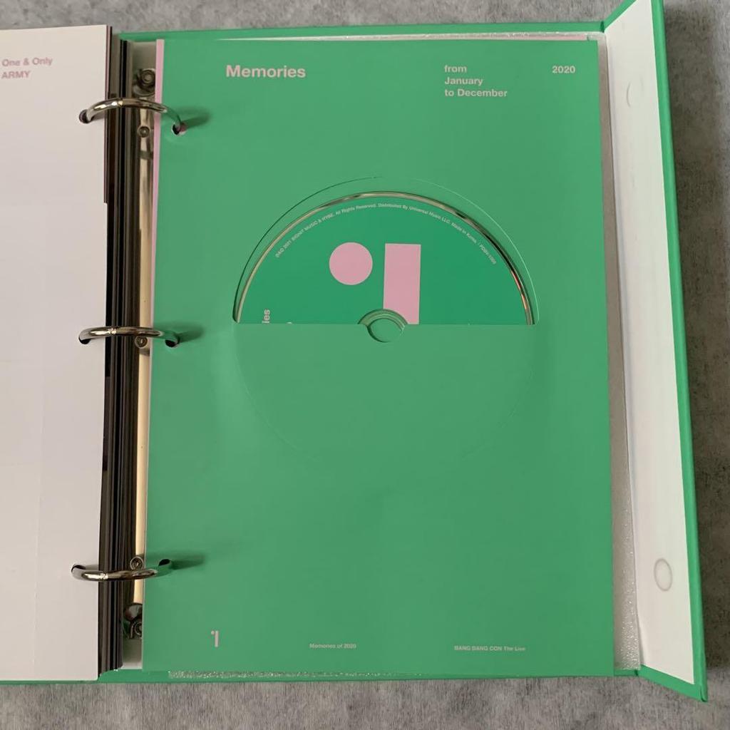 [USED] BTS memories 2020 DVD