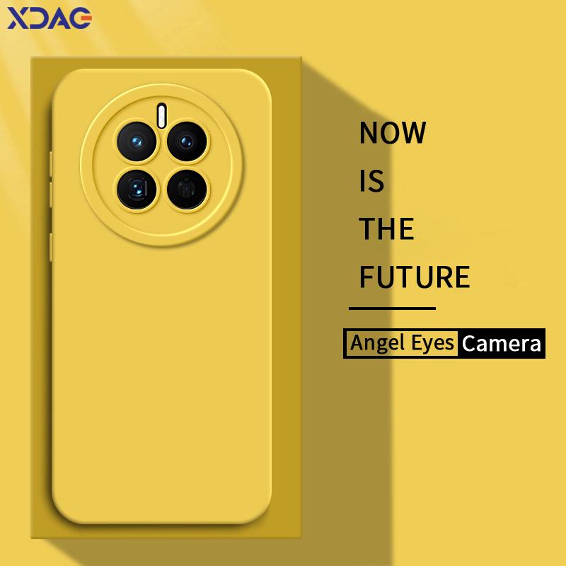 

Angel Eyes Square Liquid Silicone Case for Huawei Mate 50 50E Pro Camera Protective Soft Shockproof Phone Cover Mate50 50Pro Bag