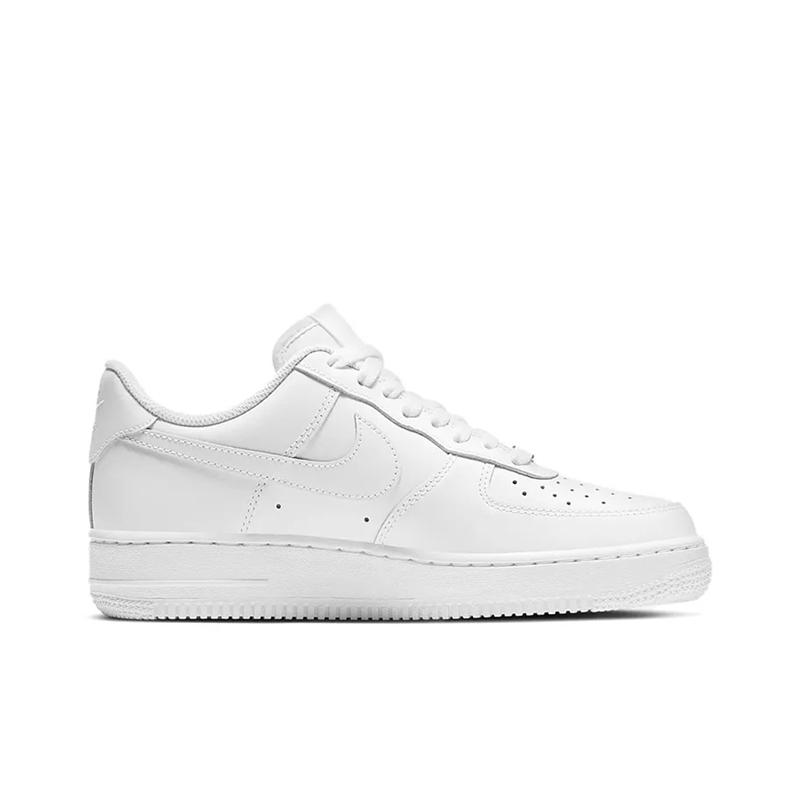 Nike Air Force 1 Triple White Comfortable Classic Retro Style Durable Breathable Kids Sneakers Kids Sneakers AD8959-100