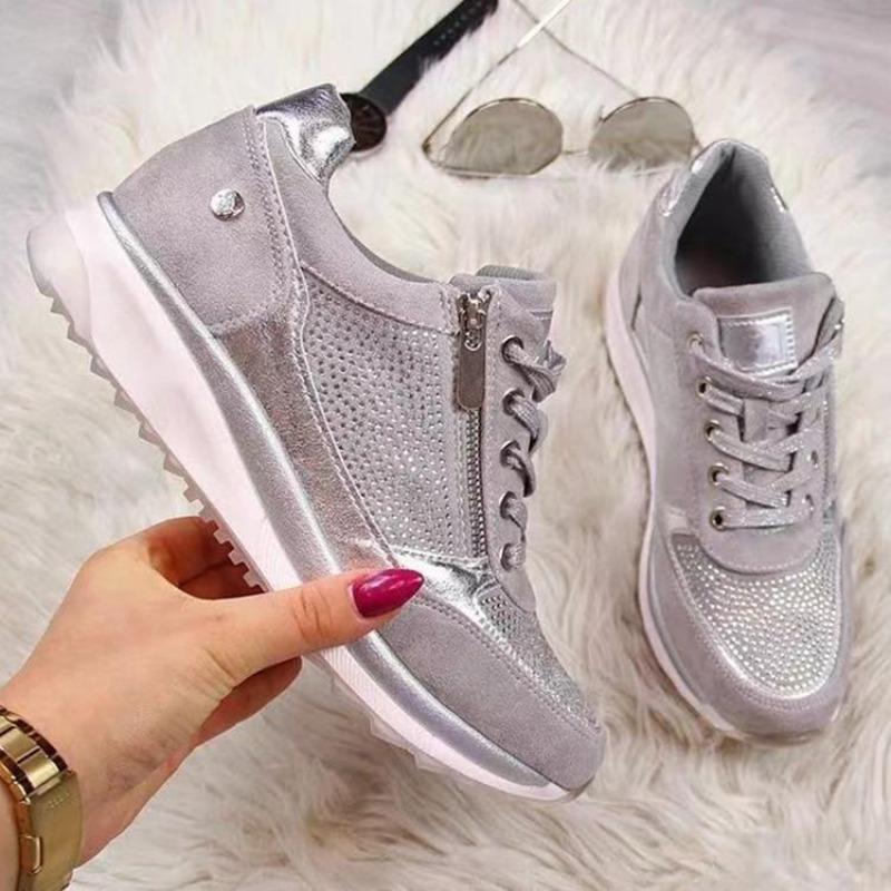 Scarpe Singole Taglia Grande Scarpe Sportive da Donna Quattro Stagioni Moda Trendy Versione Coreana Scarpe Singole da Donna