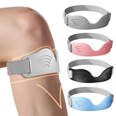 2Pcs Adjustable Patella Straps Silicone Knee Support Band for Running Sports Pain Relief Knee Cap Knee Brace for Intense Sports