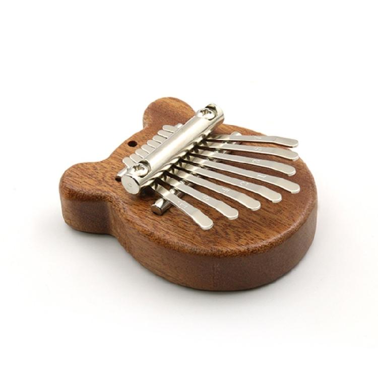Exquisite Finger Thumb Piano Marimba Musical Instrument 8 Keys Thumb Piano Portable Wood Finger Piano Easy Use