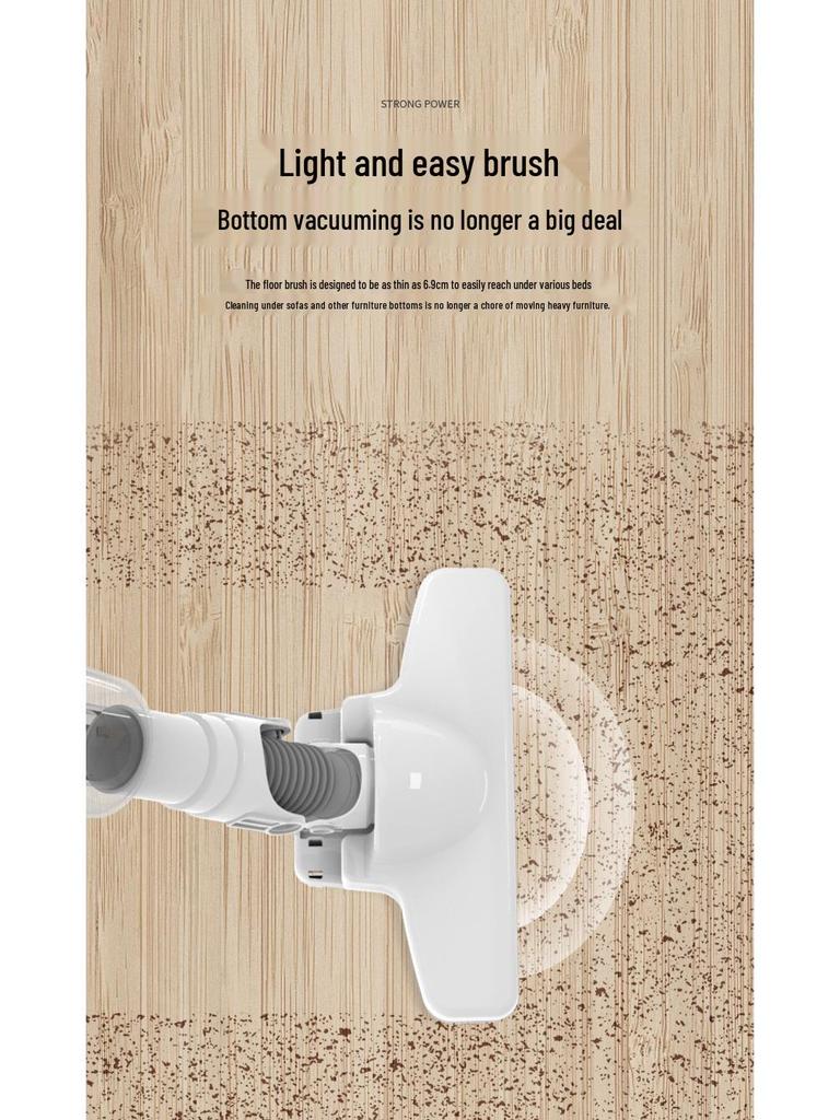 Portable Wireless Handheld Vacuum Cleaner with Strong Suction and Multi-Function Dust Removal