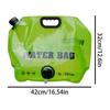 Camping Water Container 8L Leakproof Foldable Pouch Portable Water Bag with Spigot for Outdoor Hiking Backpacking Fishing Travel
