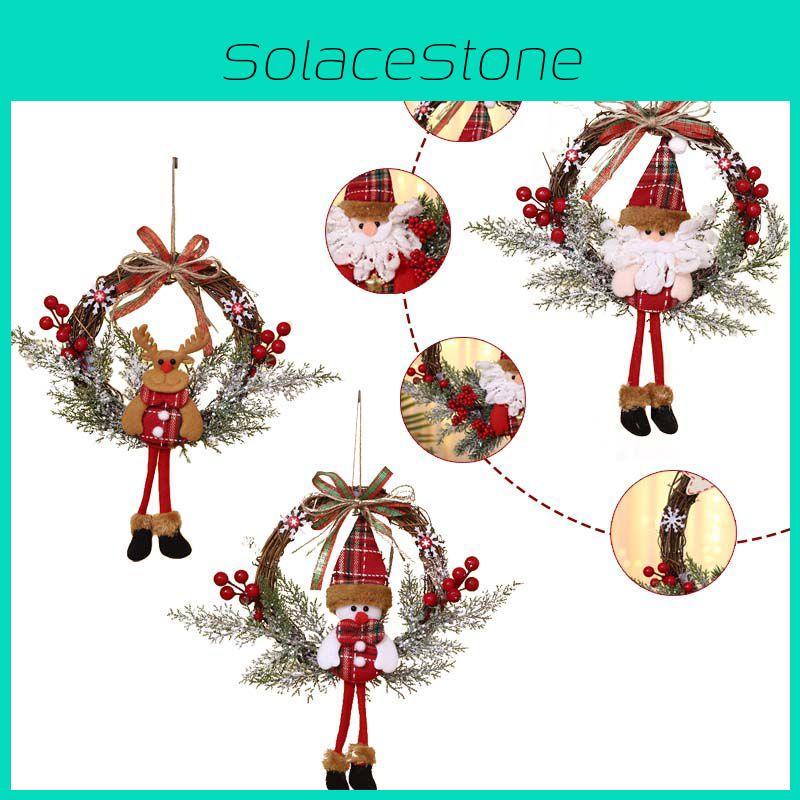 Charming Christmas Decorations Garland Rattan With Lights For Festive Home Parties