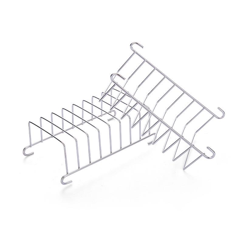Multi-Functional Stainless Steel Toaster Rack & Air Fryer Skewer Set