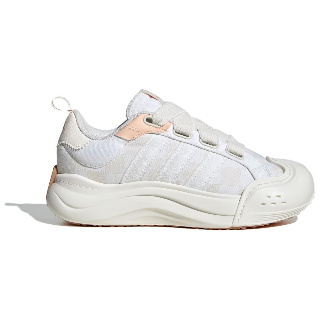 Adidas Maxxcourt Spw Trendy Non-Slip Durable Low-Top Tennis Shoes Women Sneakers White Pink JR8352
