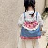 Nylon Lace Drawstring Backpack For Women With Sweet College Style Daily Use