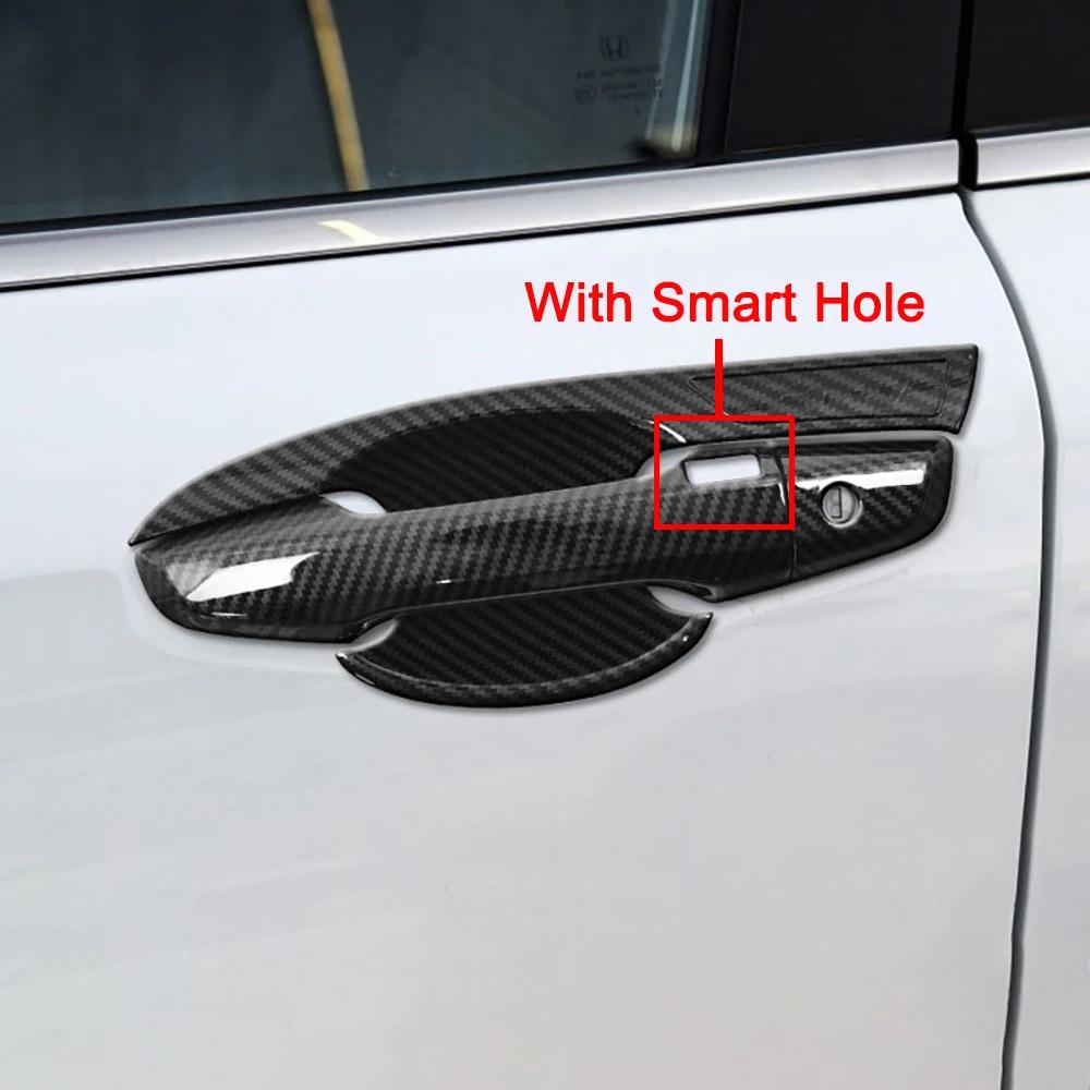 For Honda CRV 5th Accessories 2017 2018     Car ABS Carbon  Gate Door Handle Covers Trim Stickers Accessories