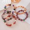 Natural Crystal Bracelet Agate Tiger Stone Strawberry Crystal Braceletfashion Women Daily Jewelry Gift