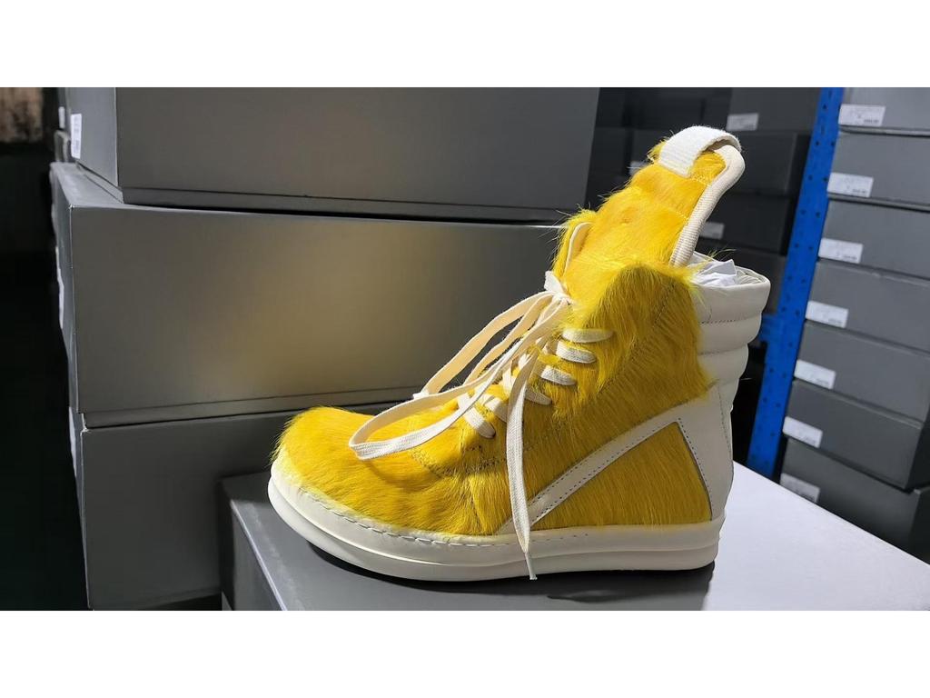 Rricowees Schwarz & Pink Rosshaar High-Top Schuhe, Große Größe, Dicksohlig, Schnürschuhe, Echtes Leder, Europäischer & Amerikanischer Stil.