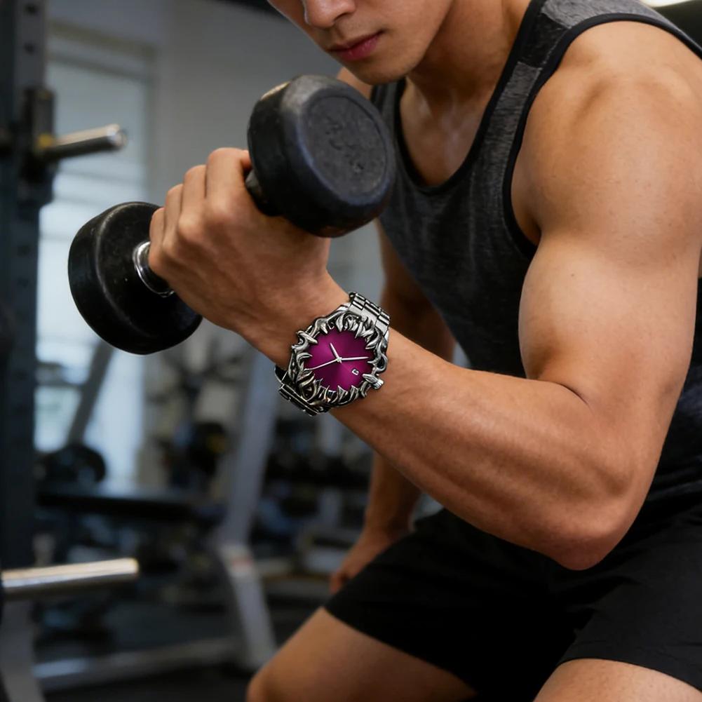 Klassische Kralle Alabaster Herrenuhr Y2K Kalender Quarz Armbanduhr Männliche Uhr Geschenk Relogio Masculino Dropshipping