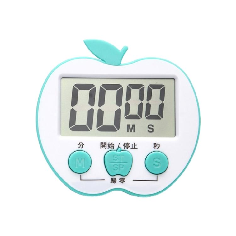 Plastic Digital Timers Teacher Small Timers Magnetic Back Alarm Countdown Timers зелёный