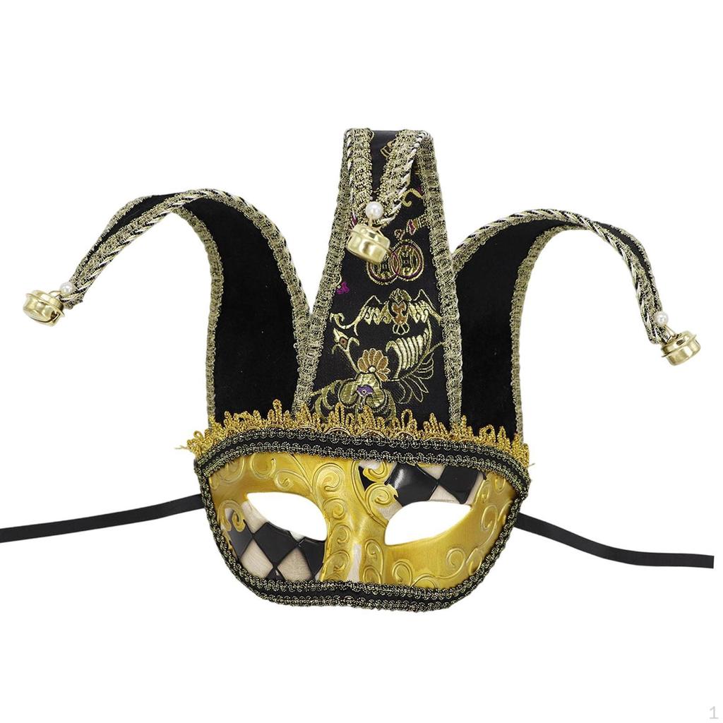 Halloween-Kostüm Bequeme Halbgesichtsmaske für Karneval Feiern