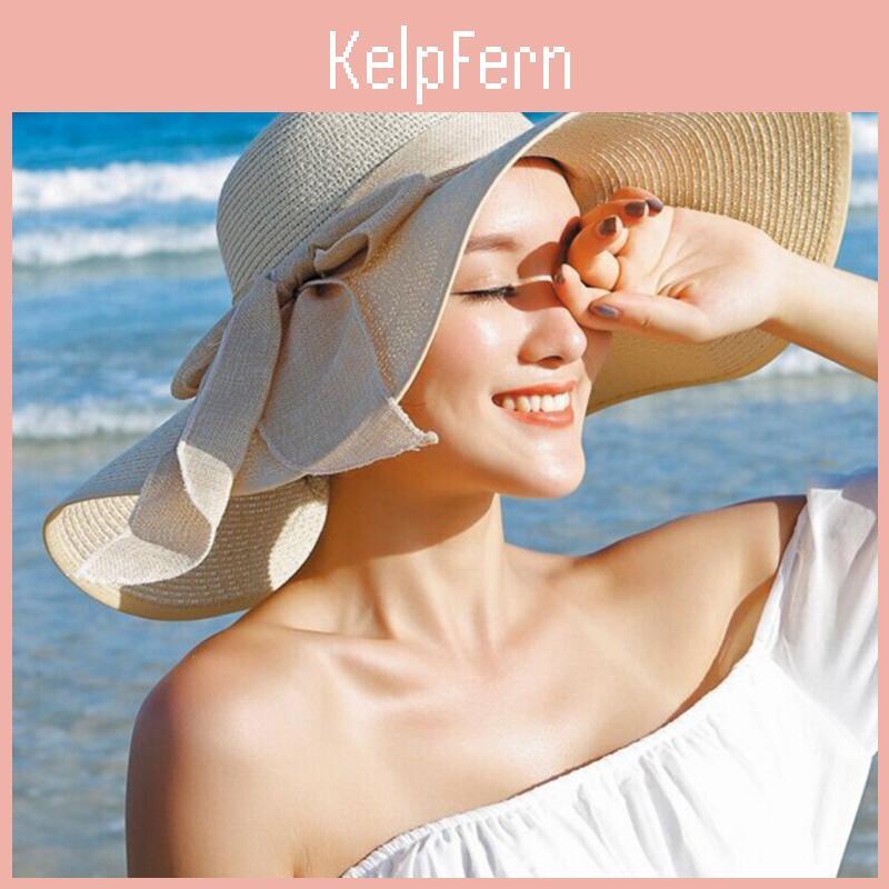 Wide Summer Spring Straw Hats Brim Beach Sun Hats