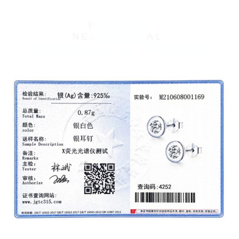 Tancise 925 Sterling Silver Zircon Earrings Drop Earrings For Women Wedding Party Gifts