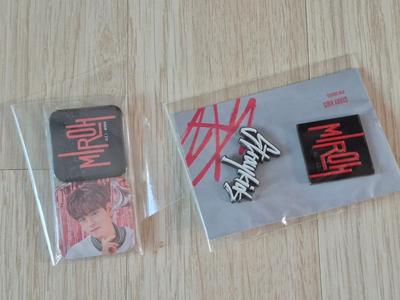 STRAY KIDS High Stay Seungmin Pin Button Metal Badge Set (Skids Goods, Unopened)