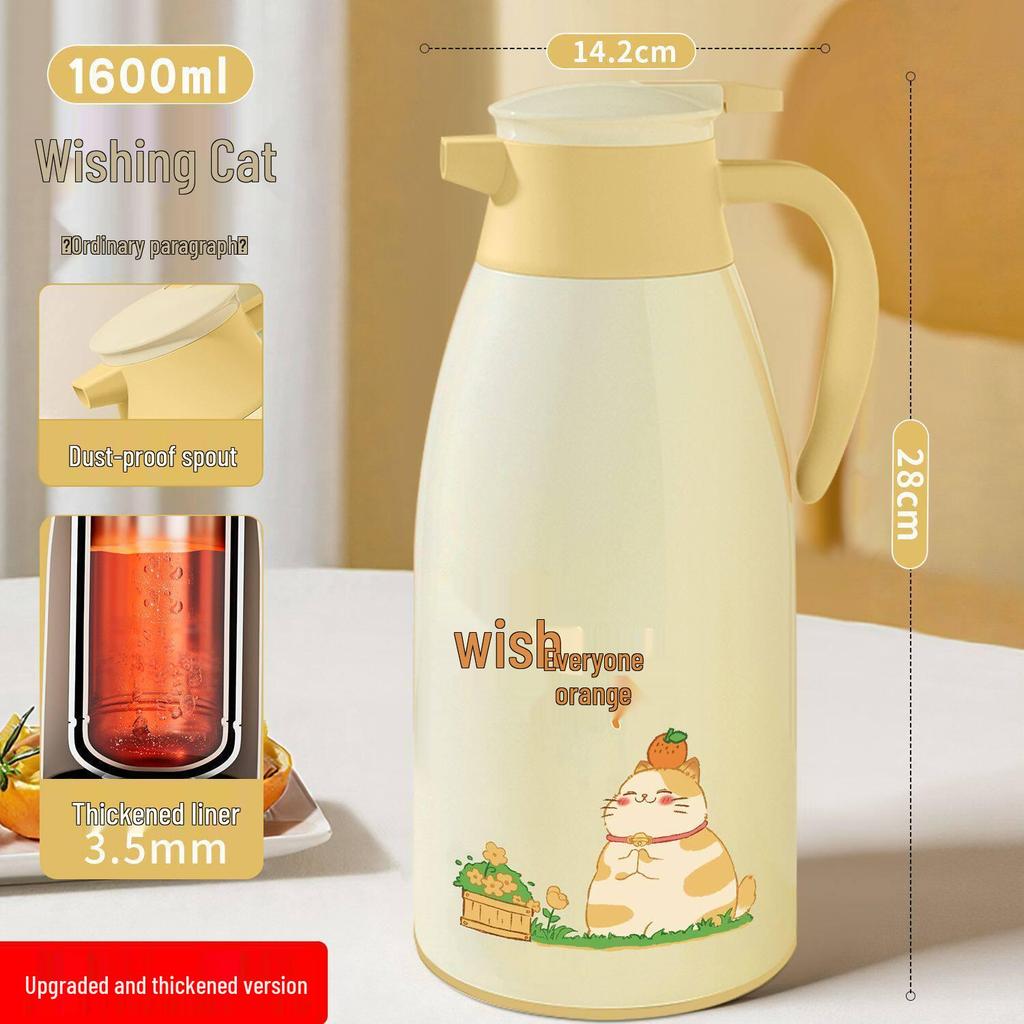 2026 Dormitory Thermos: Large Capacity Insulated Kettle and Water Bottle for Students