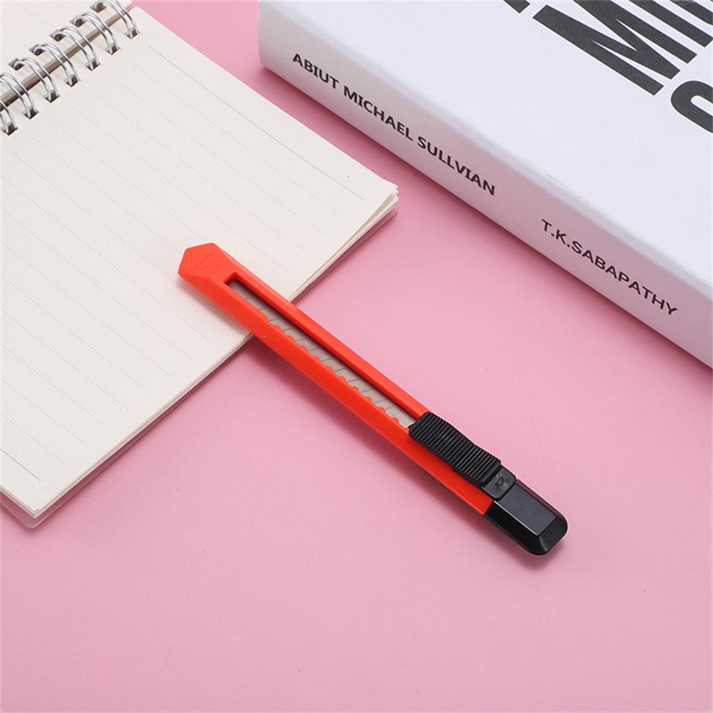 Professional Portable Art Craft Box Opener Cutters Retractable Utility Knife Office Carbon Steel Cutting Supplies Stationery