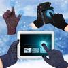 Heated Gloves Winter Thermal Warm Gloves with Built In Heating Sheet USB Powered Soft Durable Touch Screen Non-slip Work Gloves